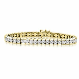 Luxurious 10.15 ct Ladies Round Cut Diamond Tennis Bracelet Review